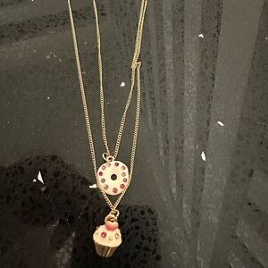 Donut and muffin necklace set by joe fresh